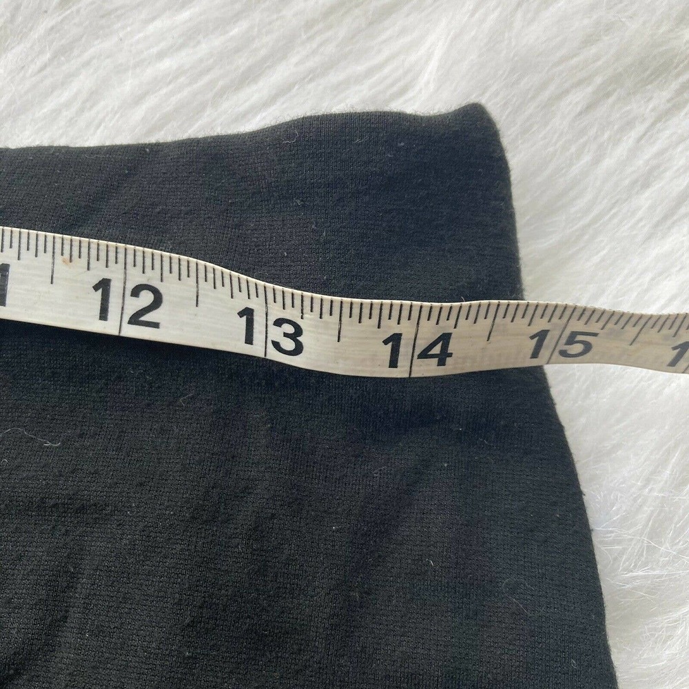 Max Studio Sz Small Black Pencil Skirt Peplum Hem Career Women Knee Length Work - Picture 4 of 5